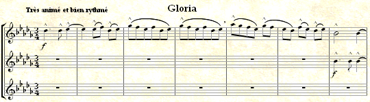 Caplet: 'Messe a Trois Voix' II. Gloria Music thumbnail